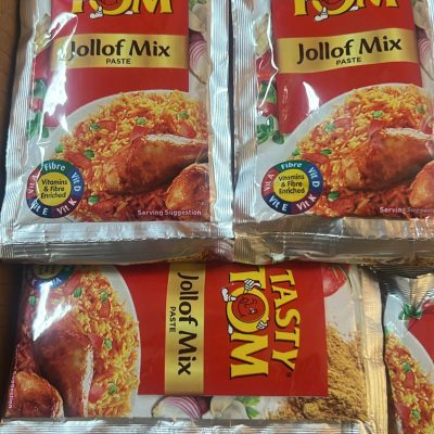Tasty Tom Jollof Mix Tin Tomato - Authentic Nigerian Flavor | Iso African FoodMarket