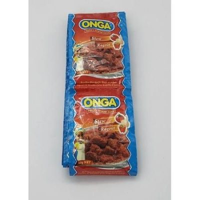 Onga Bouillon Powder for Flavorful Stews & Jollof Rice - 12 X 10gm Packs