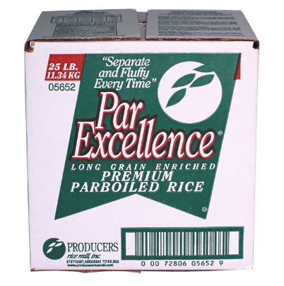 Premium Parboiled Rice - Par excellence 25lbs