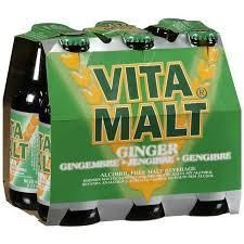 Vita Malt Ginger - Pack of 6 (330ml)