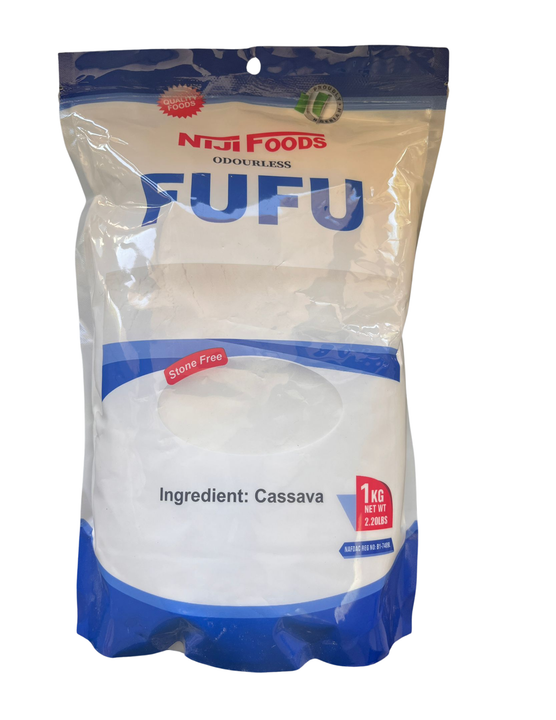 Cassava Fufu (Odourless) - 2.2lbs