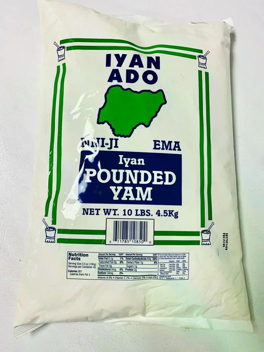 Iyan Ado pounded yam flour - 10lb