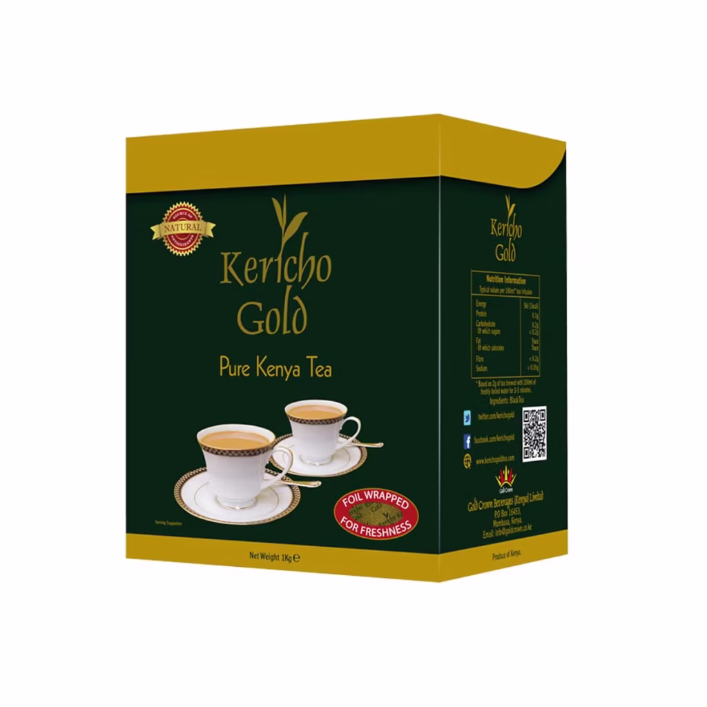 Kericho Gold premium Kenyan black tea pack rich strong African tea